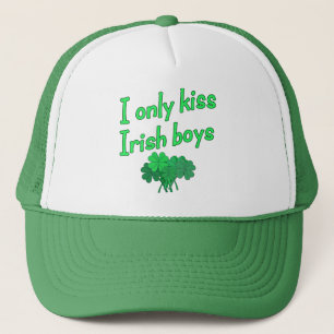 I Only Kiss Irish Boys Trucker Hat