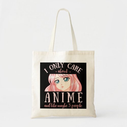 I Only Like 3 People Anime Japanese Manga Series  Tote Bag
