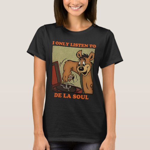 I Only Listen To De La Soul Retro Comic T_Shirt