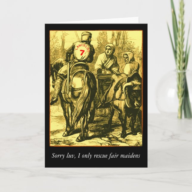 I only rescue fair maidens card (Front)