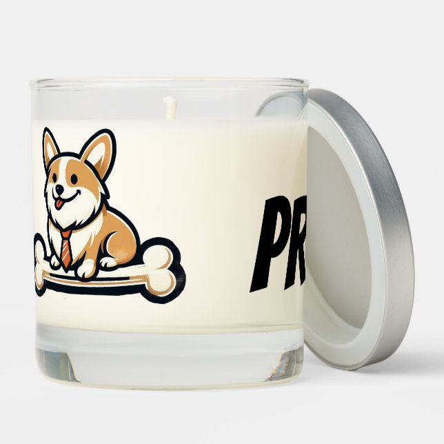 "I only work pro bone-o" Scented Candle (Lid)