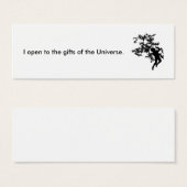 I open to the gifts of the Universe. (Front & Back)