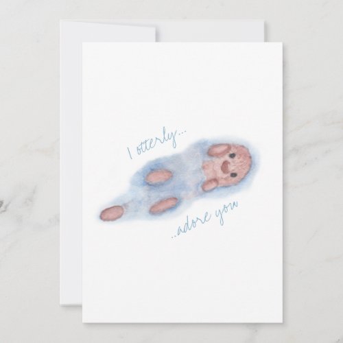 I otterly adore you card