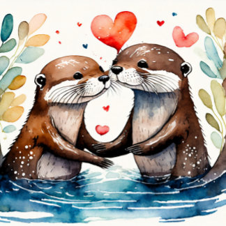 I Otterly Love you Acrylic Puzzle