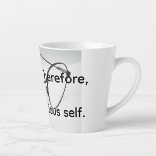 I overthink latte mug