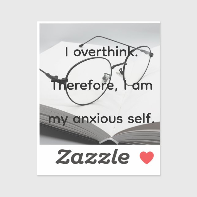 I overthink sticker (Sheet)