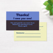 I Owe You A Favor (Desk)