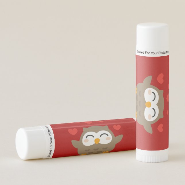 I Owl You Illustration Lip Balm (Front)