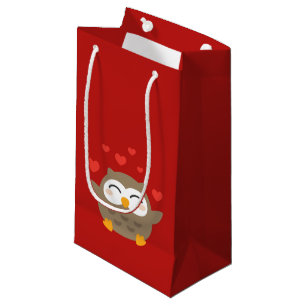 I Owl You Illustration Small Gift Bag