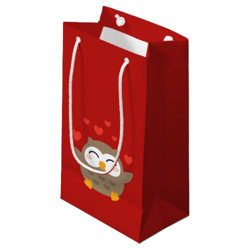 I Owl You Illustration Small Gift Bag