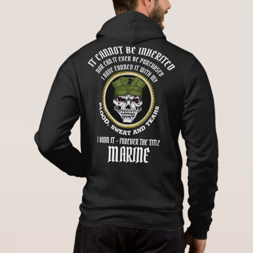 I OWN IT _ FOREVER THE TITLE _ MARINE HOODIE