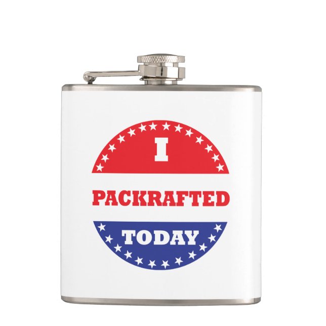 I Packrafted Today Flask (Front)