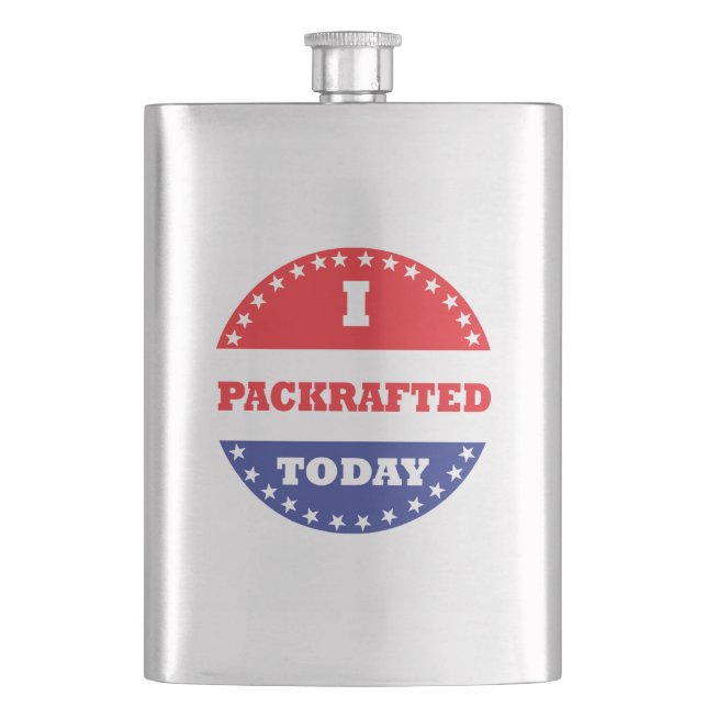 I Packrafted Today Flask (Front)