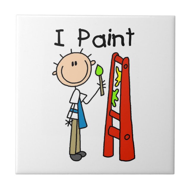 I Paint Ceramic Tile (Front)