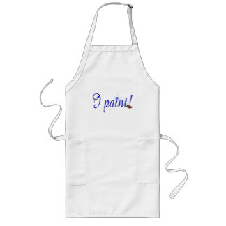 I paint custom aprons for artists