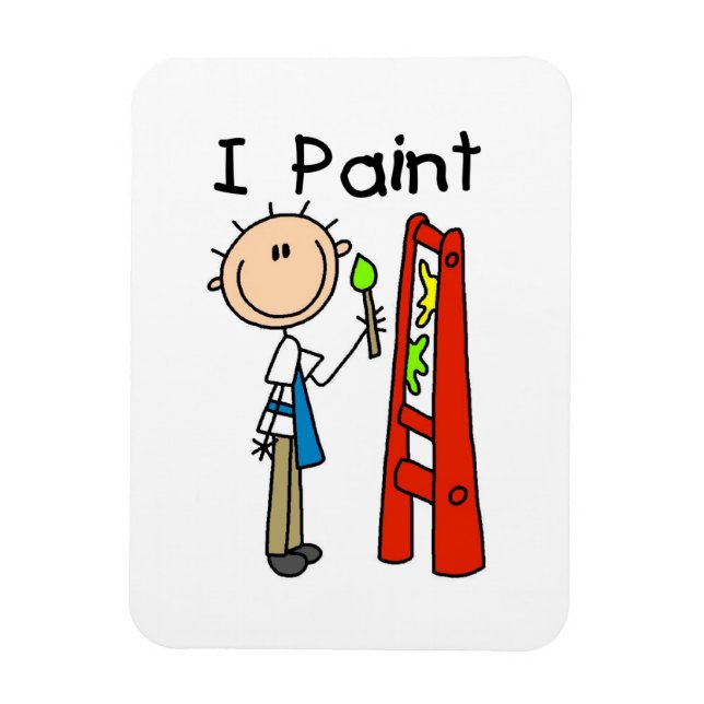 I Paint Magnet (Vertical)