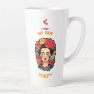"I Paint My Own Reality" Frida Khalo Latte Mug