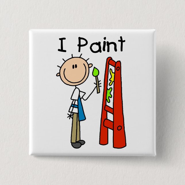 I Paint Pinback Button (Front)