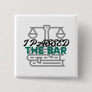"I Passed the Bar" Button