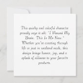 I Paused My Brain – This Is Me Now! (Back)