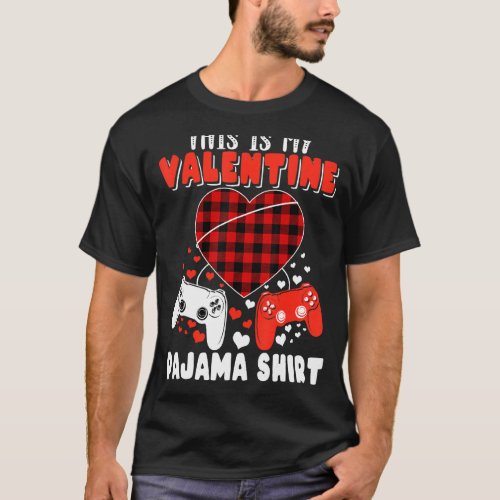 I Paused My Game To Be Here Cute Valentine  Gamer  T_Shirt