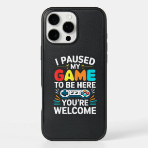 I Paused My Game To Be Here Shirt Men Women Kids V iPhone 16 Pro Max Case