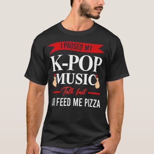 I Pausede My K Pop Music Bubble Tea T_Shirt