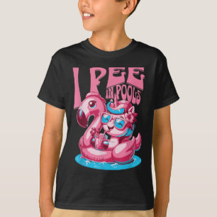 I Pee In Pools Swimming Joke Funny Summer Pool Par T-Shirt