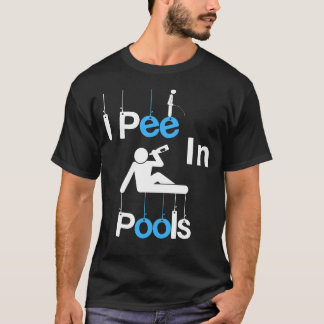I Pee in Pools Tee: Summer Beer swimming lovers T-Shirt