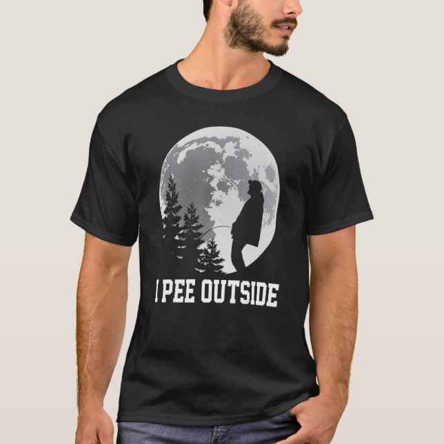 I Pee Outside I Love Peeing Outside  Camping Men T-Shirt (Front)