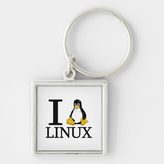 I Penguin Linux 2 Keychain (Front)