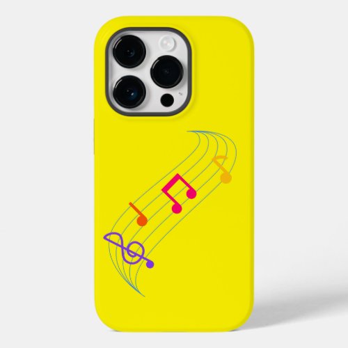 I Phone 14 Pro Case with Music Design