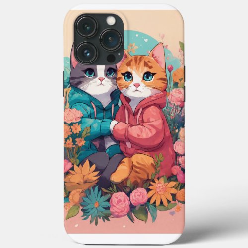 I phone case front colobretion small quite cat 