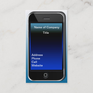 i phone type Business Card