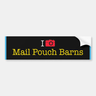 "I Photograph Mail Pouch Barns" bumper sticker
