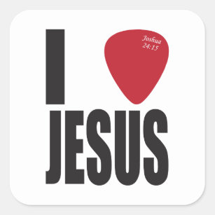 I Pick Jesus Stickers