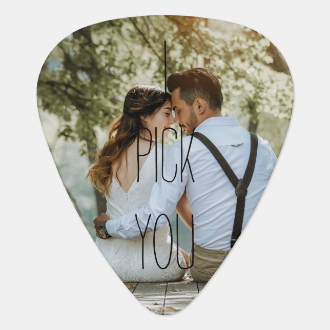 I Pick You Engagement Photo (Front)