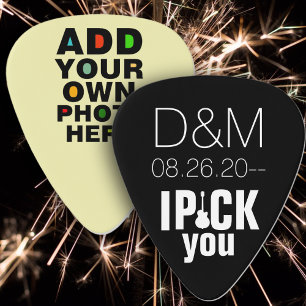 I pick you, wedding couple photo keepsake