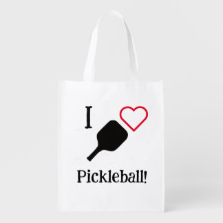 I ❤️ Pickleball! Grocery Bag