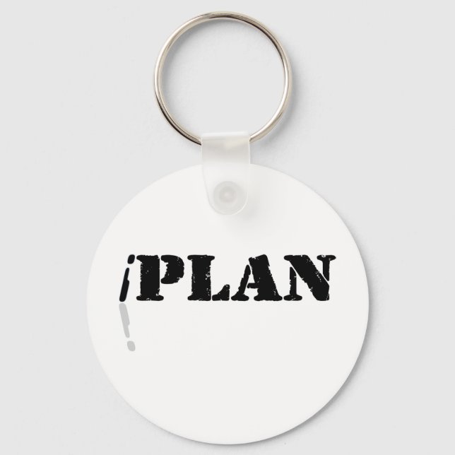 I Plan Keychain (Front)