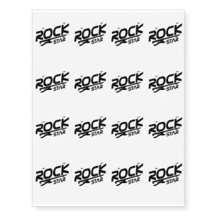 I Play Bass Super Player Music Lover Bass Guitar Temporary Tattoos