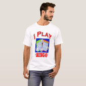 I Play Bingo logo T-Shirt (Front Full)