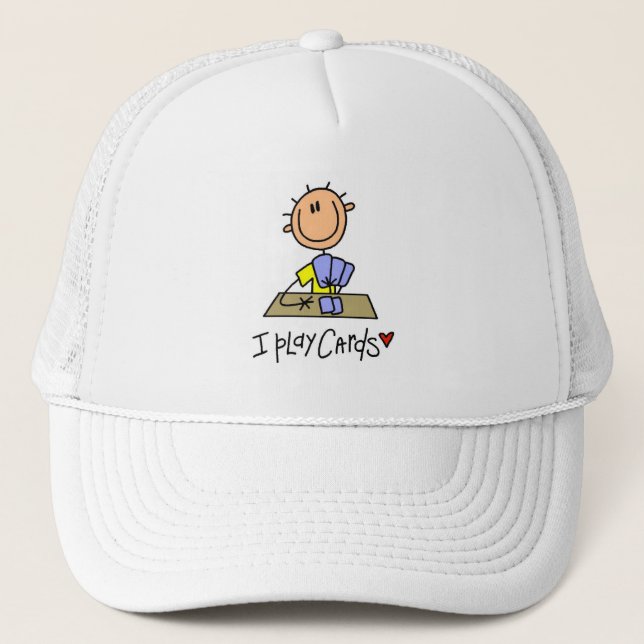 I Play Cards Trucker Hat (Front)