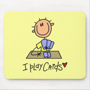 I Play Cards Tshirts and Gifts Mouse Pad