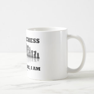 I Play Chess Therefore, I Am (Chess Set) Coffee Mug