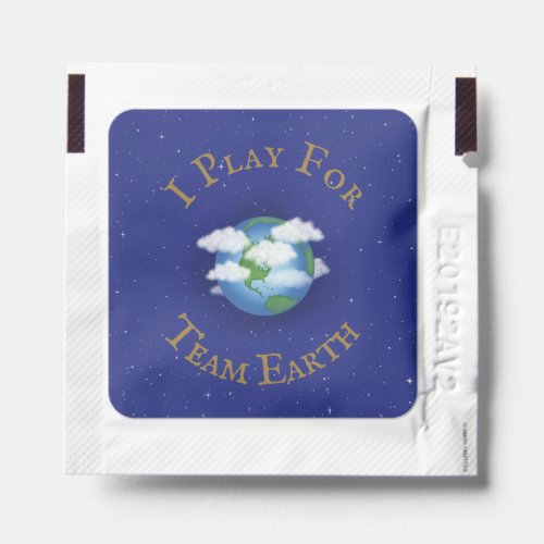 I Play For Team Earth Global Issues Team Player Hand Sanitizer Packet
