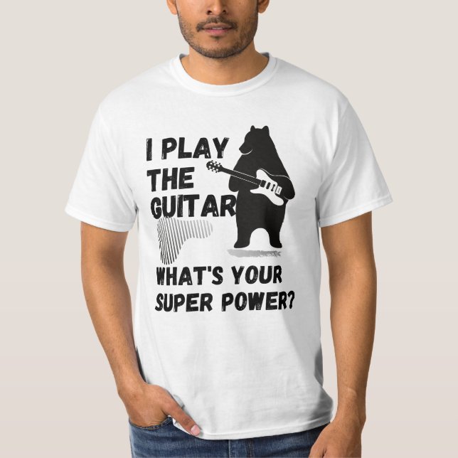 I Play Guitar T-Shirt (Front)