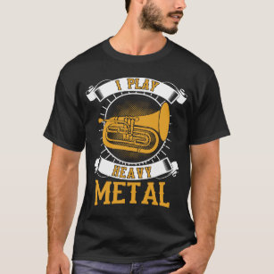 Tuba Meister Musical Brass Instrument T-Shirt, Zazzle