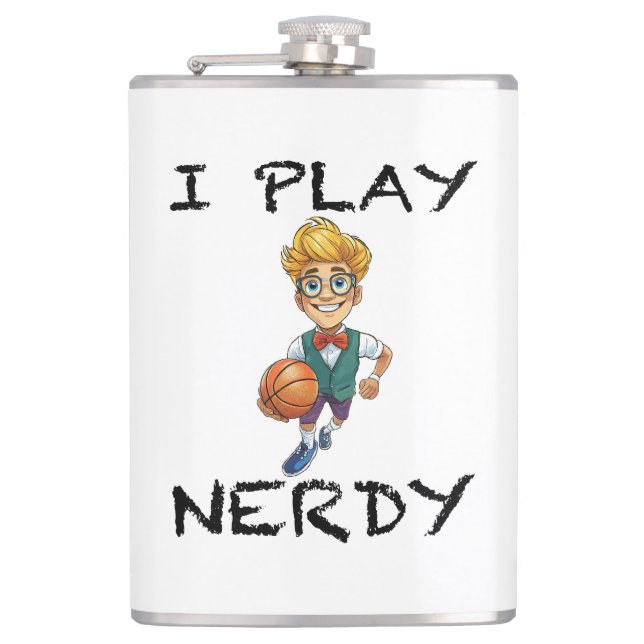 I Play Nerdy Flask (Front)