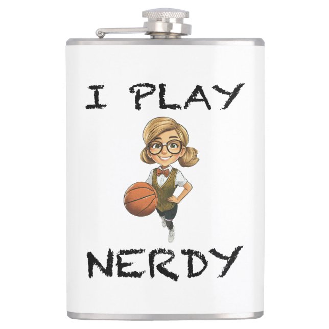 I Play Nerdy Flask (Front)